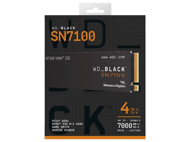 WD_Black SN7100 NVMe SSD WDS400T4X0Eの製品画像 - 価格.com