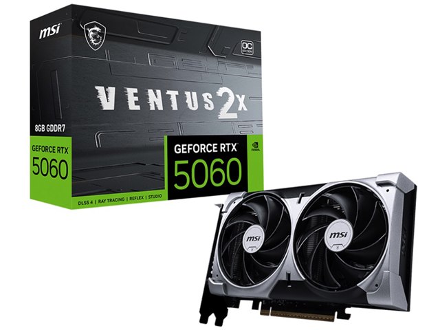 GeForce RTX 5060 8G VENTUS 2X OC [PCIExp 8GB]