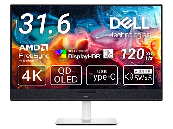 Dell S3225QC 31.6インチ 有機EL モニター | S3225QC [31.6インチ]の製品画像 - 価格.com