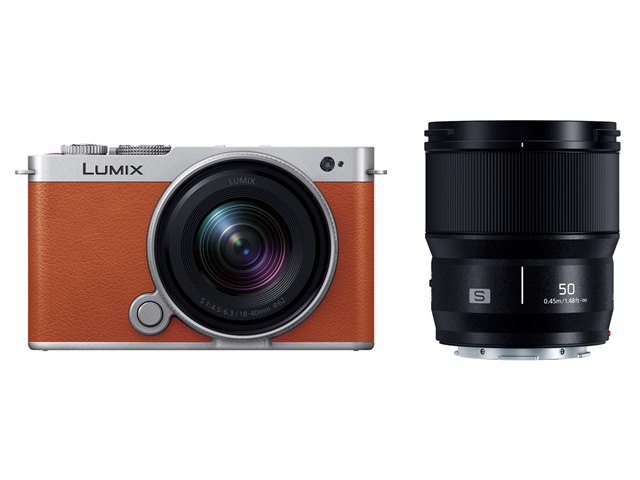 LUMIX DC-S9W-D ダブルレンズキット [キャメルオレンジ]の製品画像  