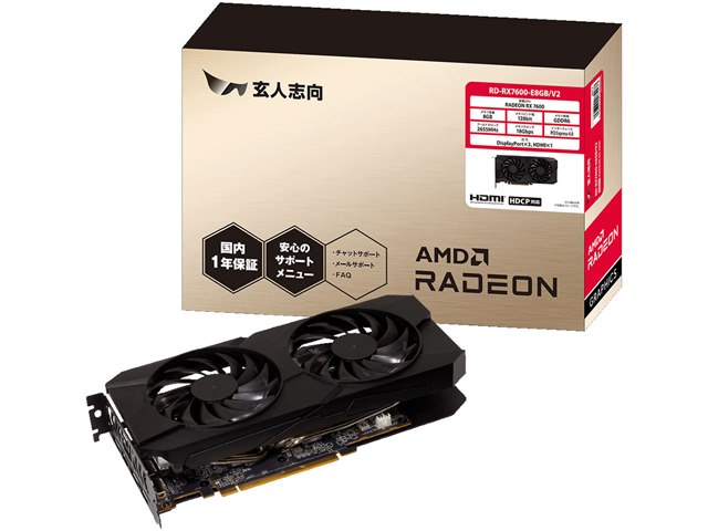 RD-RX7600-E8GB/V2 [PCIExp 8GB]