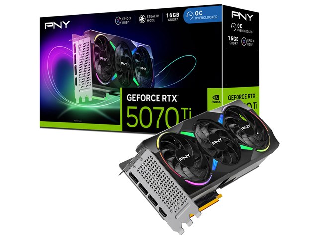GeForce RTX 5070 Ti 16GB ARGB Overclocked Triple Fan