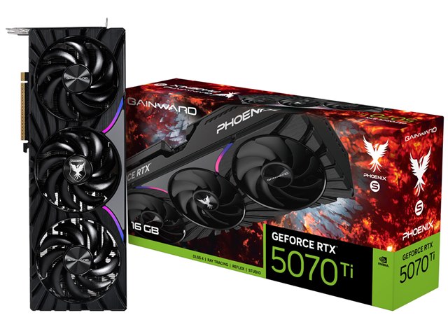 GeForce RTX 5070 Ti Phoenix-S NE7507T019T2-GB2031K [PCIExp 16GB]