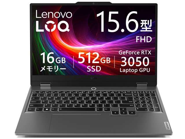 Lenovo LOQ 15IRX9 Core i5 13450HX�E16GB�������[�E512GB SSD�ERTX 3050�E15.6�^�t��HD�EIPS�t������ 83DV01CRJP [���i�O���[]