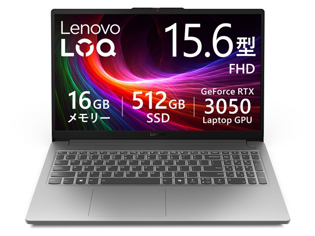 Lenovo LOQ Essential Gen 10 Ryzen 7 7735HS�E16GB�������[�E512GB SSD�ERTX 3050�E15.6�^�t��HD�EIPS�t������ 83S00060JP [���i�O���[]