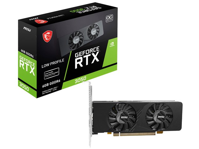 GeForce RTX 3050 LP E 6G OC [PCIExp 6GB]