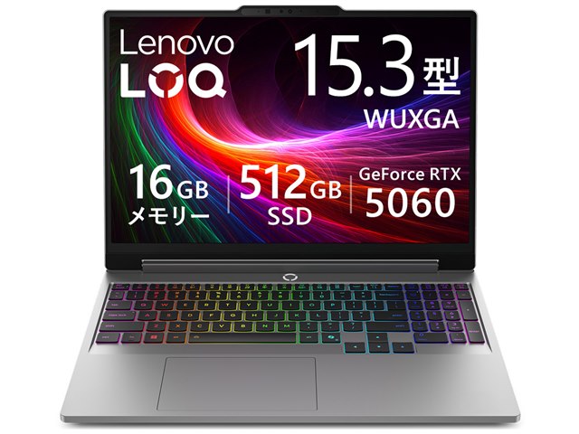 Lenovo LOQ 15IPH11 Core Ultra 7 356H�E16GB�������[�E512GB SSD�ERTX 5060�E15.3�^WUXGA�EIPS�t������ 83SLCTO1WW [���i�O���[]