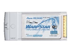 NEC NEC AtermWL54AG (PA-WL/54AG) 無線LANカード BOX ★親機対応 箱付属品全付き★