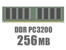 ノーブランド DIMM DDR SDRAM PC3200 256MB CL3 価格比較 - 価格.com