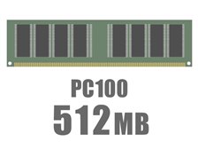 ノーブランド DIMM 512MB (PC100対応) CL2 ECC オークション比較 - 価格.com