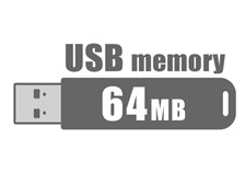 【５個セット】USBメモリ  64MB