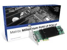 MATROX Millennium P690 LP PCIe x1 (PCIExp 128MB) 価格比較 - 価格.com