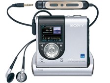 ソニー Hi-MD ウォークマン MZ-DH10P　黒 ソニー Hi-MD ウォークマン MZ-DH10P 黒 ソニー、写真も撮れるHi