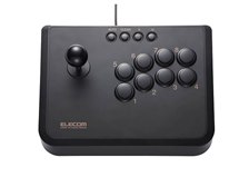 (未使用･未開封品)　ELECOM アーケードスティック USB接続 2軸10ボタン  ブラック JC-AS01BK sdt40b8 エレコム JC-AS01BK ブラック (10ボタン USBアーケード