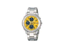 【SEIKO】新品 海外モデル クオーツ SND409P1 クロノグラフ SEIKO セイコー 逆輸入 SND409P1 イエロー 正規海外モデルクロノ