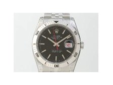 ロレックス 116264 デイトジャスト ターノグラフ 自動巻き（ブラック