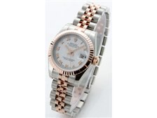 ロレックス 179171 デイトジャスト 自動巻き ローマン（ホワイト