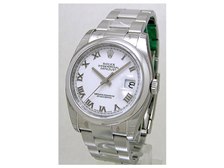 ロレックス 116200 デイトジャスト 自動巻き ローマン（ホワイト