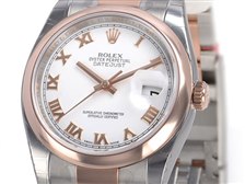 ロレックス 116201 デイトジャスト 自動巻き ローマン(ホワイト