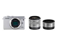 Canon EOS M100(ブラック)・ダブルレンズキットスマホ/家電/カメラ ...