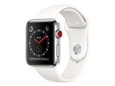 【美品】Apple watch series3 42mm ステンレス cell 腕時計(デジタル) 時計 レディース 日本最大級