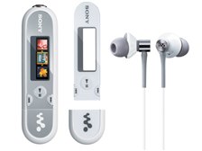 最新の激安 SONY NW-E044 (8GB クリスタルシルバー&エターナルホワイト ポータブルプレーヤー
