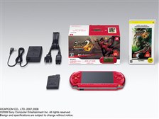 PlayStation - (本体)プレイステーション・ポータブル PlayStation Portable 新米ハンターズパック ラディアント・レッド(PSPJ-30006) ソニー・コンピュータエンタテインメント SIE PSP プレイステーション・ポータブル 新米ハンターズパック