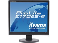 iiyama 　17インチ　モニター 　ProLite PLE1706S-B1　スクエア液晶ディスプレイ　動作良好　17型　ECOパネル　イイヤマ　914ZS iiyama ProLite E1706S-B PLE1706S-B1 [17インチ] 価格比較 - 価格.com