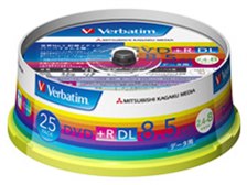 Verbatim DVD-R DL データ用（25枚）　 6個　計150枚 Amazon.co.jp: バーベイタムジャパン(Verbatim Japan) 1回録画用 DVD-R
