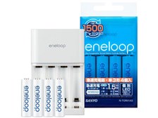 三洋電機 eneloop 単3形4個付 2倍速・3倍速対応 急速充電器セット N