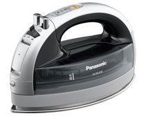 スチームアイロン【パナソニック】 Panasonic コードレススチームアイロン Wヘッド セラミック 温度