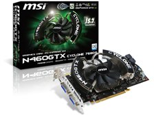 MSI N460GTX CYCLONE OC 箱付 付属品完備 動作未確認 MSI N460GTX Cyclone OC [PCIExp 768MB] 価格比較 - 価格.com