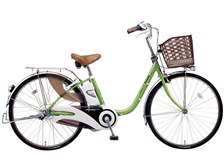 店舗用品新基準美品!パナソニックリチウムビビ・EX BE-ENE433G 8AH 24インチ 3段 LED 電動アシスト自転車