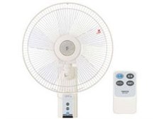 YAMAZEN 山善　35cm壁掛扇風機 WX-CH35 (W)ホワイト YAMAZEN 35cm 壁掛け扇風機 リモコン式 風量3段階 入・切