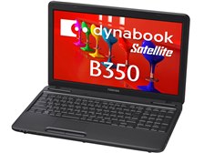 東芝 dynabook Satellite B350 B350/W2FB PB3502FBSTBW-K 2011春モデル 