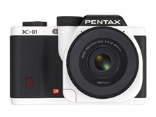 【未使用】PENTAX 一眼カメラ K-01 ズームレンズキット ホワイトミラーレス一眼