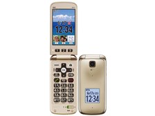 京セラ 簡単ケータイ K012 [ゴールド] 価格比較 - 価格.com