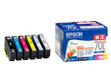 EPSON IC6CL70L [6色セット] オークション比較 - 価格.com