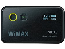 ☆。NEC　WiMAX 、WM3800R(1台)。