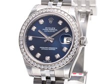 美品純正ロレックスデイトジャスト 5連ジュビリー ブレス 未使用)ROLEX ロレックス デイトジャスト 28 279174G シルバー