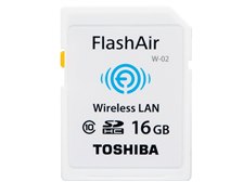 スマホに転送したい。』 キオクシア FlashAir W-02 SD-WC016G [16GB 