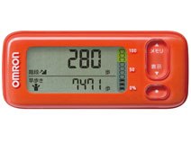オムロン カロリスキャン 活動量計 HJA-405T レッド オムロン ヘルスケア、「オムロン 活動量計 HJA-405T カロリ