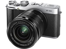【美品】FUJIFILM X-M1 ダブルレンズキット シルバー 富士フイルム FUJIFILM X-M1 ダブルズームレンズキット