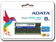 ADATA ADDS1600W8G11-R [SODIMM DDR3L PC3L-12800 8GB] 価格比較