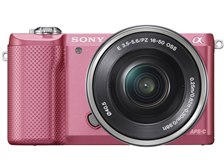 SONY α5000 ILCE-5000L パワーズームレンズキット [ピンク] オークション比較 - 価格.com