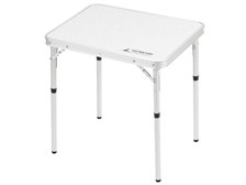 新品のキャプテンスタッグラフォーレアルミツーウェイテーブルLL ラフォーレアルミツーウェイテーブル(アジャスター付)〈LL〉120