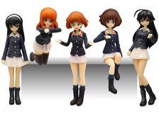 ガールズ＆パンツァー フィギュアセット プラッツ ガールズ&パンツァー あんこうチームパンツァージャケットver