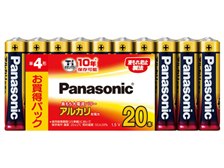 パナソニック アルカリ乾電池 単4形 20本パック LR03XJ/20SW 価格比較