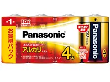 パナソニック アルカリ乾電池 単1形 4本パック LR20XJ/4SW 価格比較