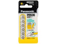 パナソニック 空気亜鉛電池 6個パック PR-536/6P 価格比較 - 価格.com